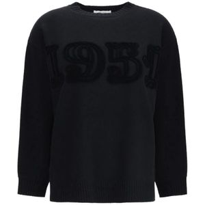 Max Mara, Dames, Truien, Zwart, Maat: S Wol,