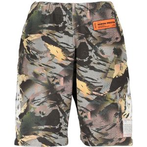 Heron Preston, Heren, Korte broeken, Veelkleurig, Maat: S Fleece,