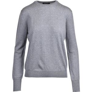 Fabiana Filippi, Dames, Truien, Grijs, Maat: S Wol,