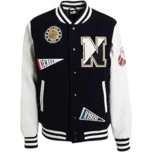 New Era, Heren, Jassen, Veelkleurig, Maat: S Wol,