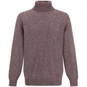 Brunello Cucinelli, Heren, Truien, Paars, Maat: M Kasjmier,