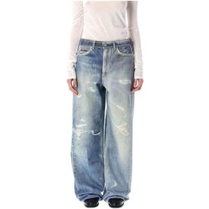 Our Legacy, Dames, Jeans, Blauw, Maat: XS Denim,