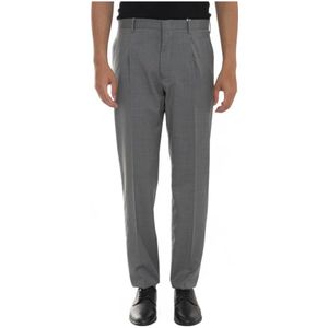 Hindustrie, Heren, Broeken, Grijs, Maat: 2XL Wol,