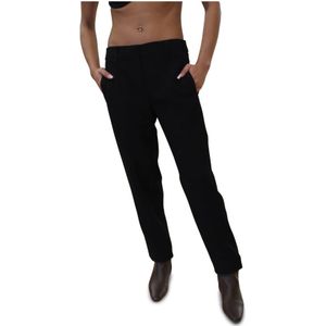 Alessia Santi, Dames, Broeken, Zwart, Maat: M Viscose,