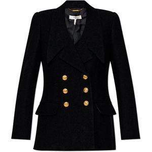 Chloé, Dames, Jassen, Zwart, Maat: S Wol,