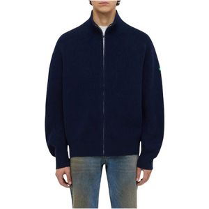 Flâneur, Heren, Truien, Blauw, Maat: S