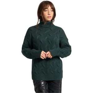 Armani Exchange, Dames, Truien, Groen, Maat: XL Katoen,