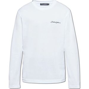 Dolce & Gabbana, Heren, Tops, Wit, Maat: M Katoen,