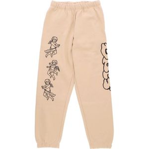 Obey, Heren, Broeken, Beige, Maat: XL Fleece,