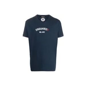 Dsquared2 T-Hemden , Blue , Heren , Maat: 2XL