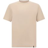 Boggi Milano - Shirt - Beige - Kwartmouw - Normale Pasvorm
