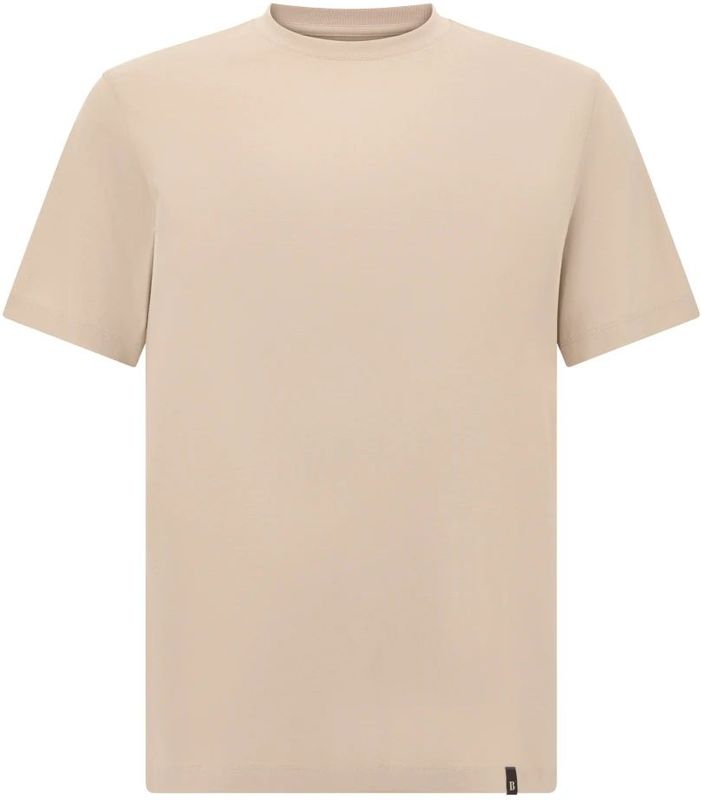 Boggi Milano - Shirt - Beige - Kwartmouw - Normale Pasvorm