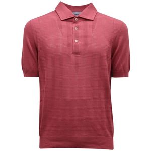 Lardini, Heren, Tops, Roze, Maat: S Katoen,