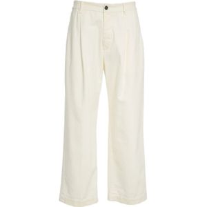 Nine In The Morning, Heren, Broeken, Wit, Maat: W31 Katoen,