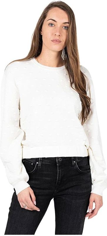 Silvian Heach - Gebreide Trui - Wit - Gebreide Stof