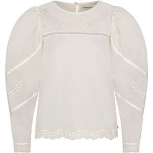 Blouse - Effen - Blouseshirt - Lange Mouw - Katoen