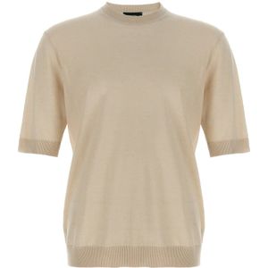 Zanone, Heren, Truien, Beige, Maat: XL Katoen,