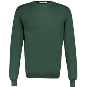 Boglioli, Heren, Truien, Groen, Maat: 2XL Katoen,