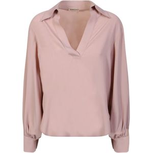 Blanca Vita, Dames, Blouses & Shirts, Roze, Maat: 2XS Zijde,