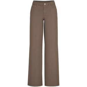 Guess, Dames, Jeans, Bruin, Maat: W25 Synthetisch,