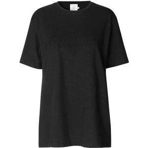 Munthe, Dames, Tops, Zwart, Maat: XL Katoen,