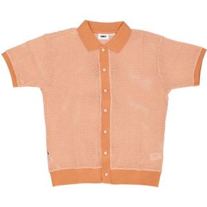 Obey, Heren, Overhemden, Beige, Maat: XL Katoen,