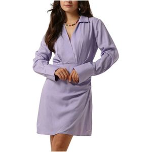 Colourful Rebel, Dames, Jurken, Paars, Maat: S