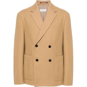 Dries Van Noten, Heren, Jassen, Bruin, Maat: L