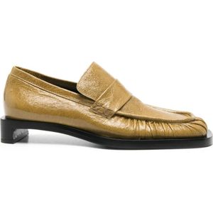 Jil Sander, Dames, Schoenen, Groen, Maat: 39 EU Leer,