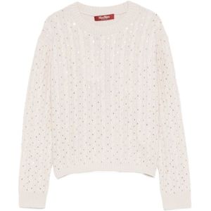 Max Mara, Dames, Truien, Beige, Maat: S