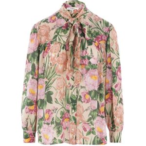 Chloé, Dames, Blouses & Shirts, Veelkleurig, Maat: S Zijde,