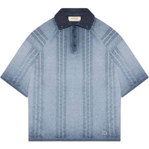 Reternity, Heren, Tops, Blauw, Maat: M Katoen,