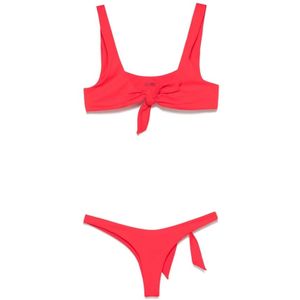 The Attico, Dames, Badkleding, Rood, Maat: M Jersey,