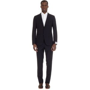 Caruso, Heren, Pakken, Blauw, Maat: M