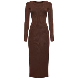 Silvian Heach, Dames, Jurken, Bruin, Maat: S Viscose,