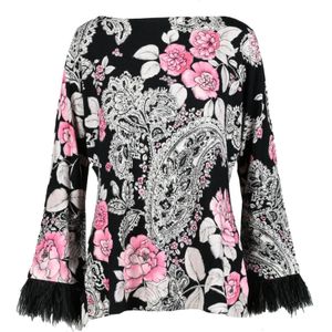 Twinset, Dames, Blouses & Shirts, Veelkleurig, Maat: XL Viscose,