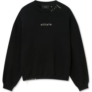 Axel Arigato - Loops - Sweatshirt - Zwart - Oversized Pasvorm - Katoen
