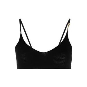 Jacquemus 990 Zwart Mouwloos Topje , Black , Dames , Maat: M