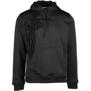 Bikkembergs, Heren, Sweatshirts & Hoodies, Zwart, Maat: XL