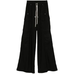 Rick Owens, Dames, Broeken, Zwart, Maat: S Katoen,