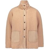 Betty Barclay - Pluche Outdoorjas - Beige - Dames - Klassiek Ontwerp