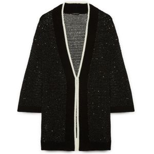 Fiorella Rubino, Dames, Truien, Zwart, Maat: Xs/S Acryl,