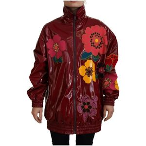 Dolce & Gabbana - Long Sleeves Jacket - Maroon - Floral
