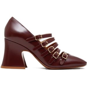 Chloé, Dames, Schoenen, Rood, Maat: 36 EU