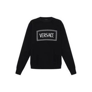 Versace Wollen trui , Black , Dames , Maat: 3XS