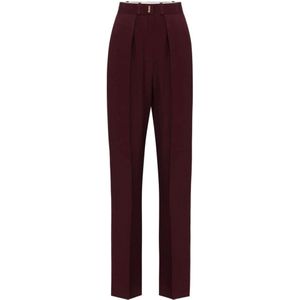 Elisabetta Franchi, Dames, Broeken, Rood, Maat: L