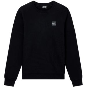 Emporio Armani Ea7, Heren, Sweatshirts & Hoodies, Zwart, Maat: S