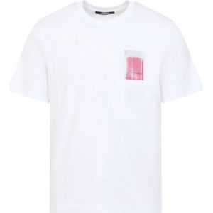 Jacquemus - T-shirt - IJsprint - Wit - Katoen