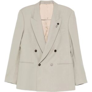 Lardini, Heren, Jassen, Beige, Maat: XL