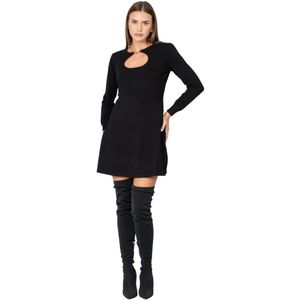 Kocca, Dames, Jurken, Zwart, Maat: L